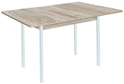 Симпл стол обеденный раскладной / Дуб сонома/белый