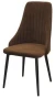 Стул К / черный/велюр шоколад