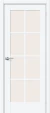 Межкомнатная дверь ПЭТ BRAVO Прима-11.1 White Silk Magic Fog