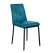 Стул DikLine 270 M19 бирюза, ножки черные