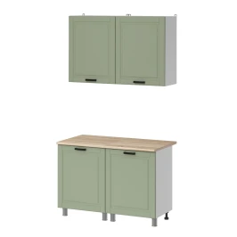 МК Аленушка 1,2м Астра Фисташка,скоба черный,сонома