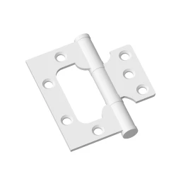 Петля для межкомнатной двери 2ВВ 75*63*2,5 (универс.) Белый