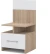 Тумба «Алёна» (2шт), Дуб сонома/Белый