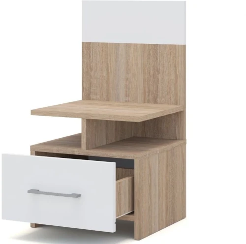 Тумба «Алёна» (2шт), Дуб сонома/Белый