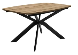 Стол DikLine B140 Дуб Галифакс (ЛДСП EGGER)/опоры черные