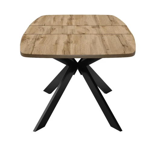 Стол DikLine B140 Дуб Галифакс (ЛДСП EGGER)/опоры черные