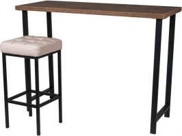 Стол-консоль барный М94 ДП1-02-04 ЛДСП «Велингтон», Каркас черный матовый