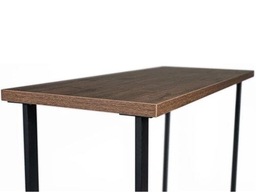 Стол-консоль барный М94 ДП1-02-04 ЛДСП «Велингтон», Каркас черный матовый