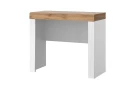 TAURUS, Стол 1S. Цвет БЕЛЫЙ /ДУБ ВОТАН
