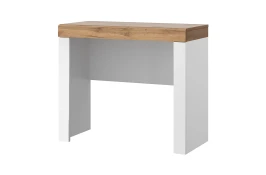 TAURUS, Стол 1S. Цвет БЕЛЫЙ /ДУБ ВОТАН