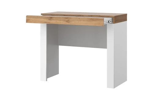 TAURUS, Стол 1S. Цвет БЕЛЫЙ /ДУБ ВОТАН