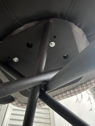 Стул ЛИЛУ ДАНС 180 град. поворотный, УЮТ ГРЕЙ КЛЫК / ORAKUL 998 Темно-серый / Черный каркас, M-City