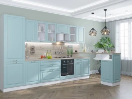 Модульная кухня Ницца-02 Голубой