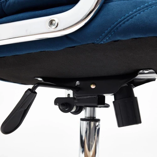 Кресло SOFTY LUX  флок , синий, 32