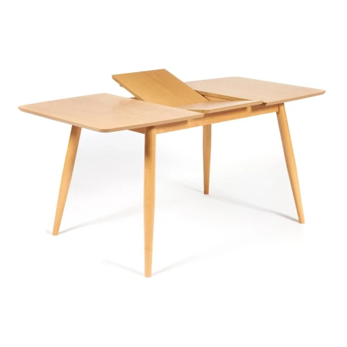 Стол раскладной Pavillion (Павильон) основание бук, столешница мдф, 80x120+40x75см, Натуральный