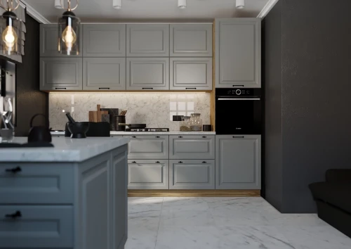 Кухонный гарнитур Ницца Royal 3000 Magnum/Вотан МДФ эмаль прямая