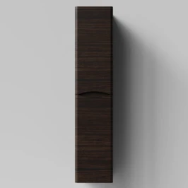 Пенал Адель 30 (2 двери) подвесной, Палисандр ПВХ 43101,  левый, бельевая корзина