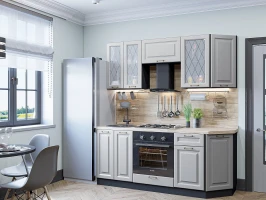 Готовый кухонный гарнитур Ницца-01 Графит