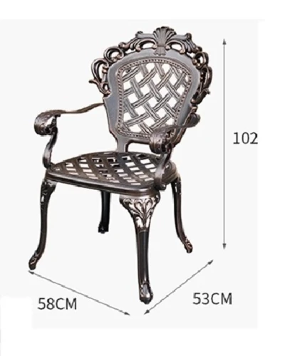 Кресло из литого алюминия ФИНЛЯНДИЯ «FINLAND»