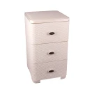 Комод 3-х секционный «Плетёнка» слоновая кость