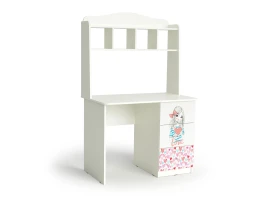 Стол письменный "Девочки", Белый шёлк