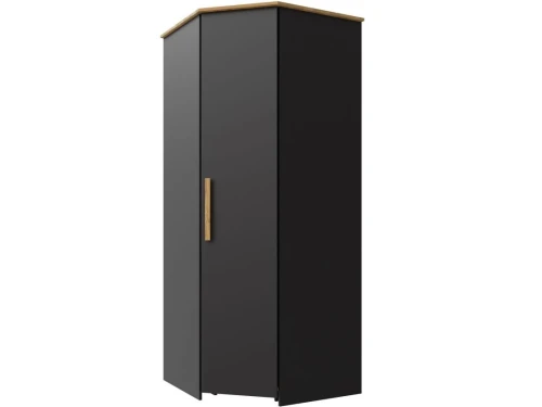 Шкаф «Скандинавия» КМК 0905.12, Графит/ дуб наварра