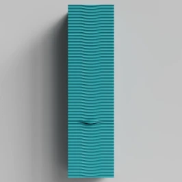 Пенал Эйфория 40 F2, пример RAL 5021 Водная синь, матовая, подвесной, левый