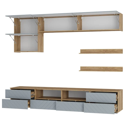 Гостиная Камелия ГС-01, Крафт, Шарли бриз