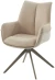 Стул PONTUS 360 град. поворот. RIELY-111 / PRESENT-120 Кремовый / Латте, ®DISAUR
