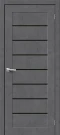 Межкомнатная дверь mr.wood Браво-22 Slate Art Black Shine
