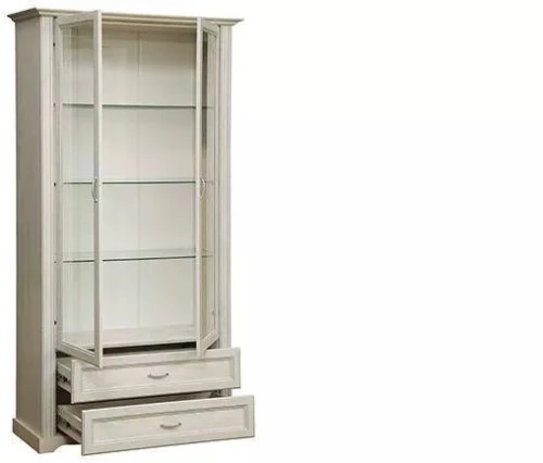 Гостиная Сохо комплектация 1 бетон белый/бетон патина