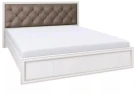Кровать двуспальная 06.121-01 Габриэлла (1400) с подъемным механизмом вудлайн кремовый/сандал белый