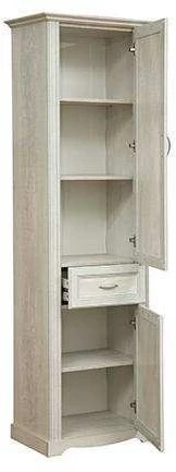 Шкаф-пенал Сохо 32.04-01 Бетон пайн белый/бетон пайн патина