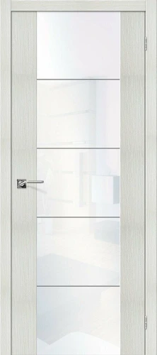Межкомнатная дверь экошпон ĒLPORTA V4 WW Bianco Veralinga White Waltz