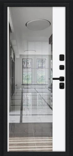 Входная дверь BRAVO Глори/SBlack Pecan/White Shell