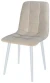 Стул Х / белый /велюр бежевый