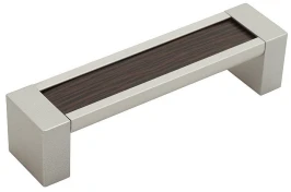 Ручка скоба мебельная С-31 Металлик/Венге 107*25*25