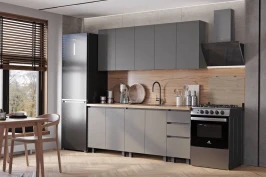 Готовая кухня Честер 2,0м, Графит