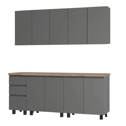 Готовая кухня Честер 2,0м, Графит