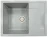Мойка врезная Vivat 655120 1Ч1К Серый