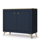 Комод Вега Сапфир 1000 с дверцами, темно-синий