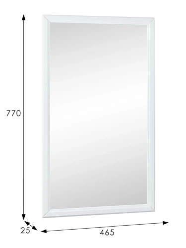 Зеркало настенное Артемида белый 77 см х 46, 5 см