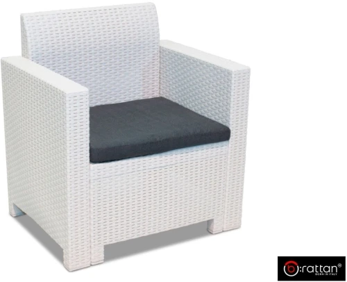 Комплект мебели NEBRASKA 2 Set (диван, 2 кресла и стол), белый