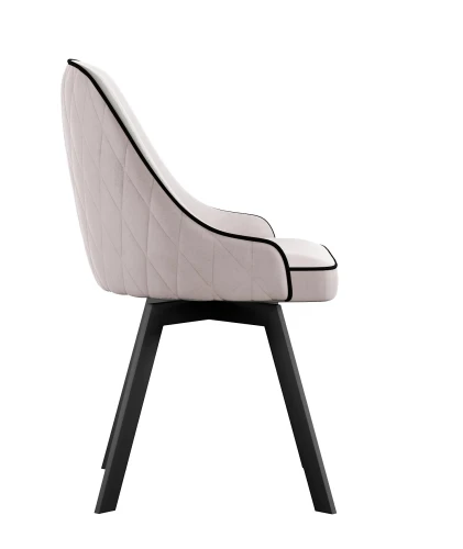 Стул DikLine 266M поворотный, E10 бежевый, ножки черные