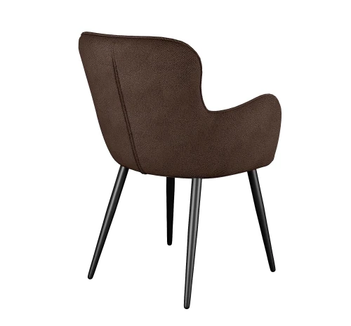 Стул DikLine 503 поворотный SB3 шоколад, ножки черные