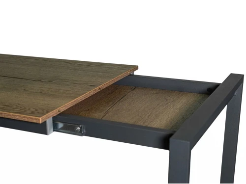 Стол М91 «Кастел» ДП1-01-02 1200(1600)*700 ЛДСП «Галифакс»/«Графит»