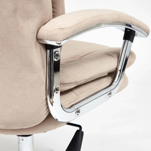 Кресло SOFTY LUX  флок , бежевый, 7