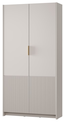 Шкаф 2-х створчатый "Пандора" ШК-01 Кашемир/MF03 с антресолью