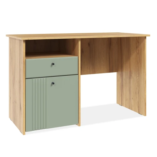 Стол Вега Саксония, серо-зеленый