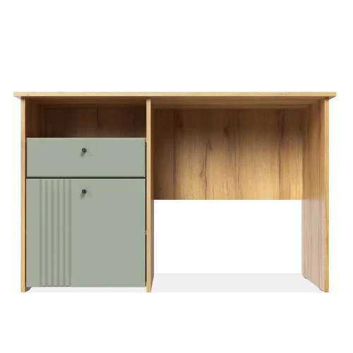 Стол Вега Саксония, серо-зеленый